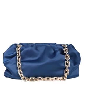 NWT HENNY & LEV Rachel Satin Clutch